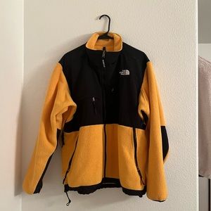 The North Face Yellow Retro Denali Fleece Jacket. Size L.